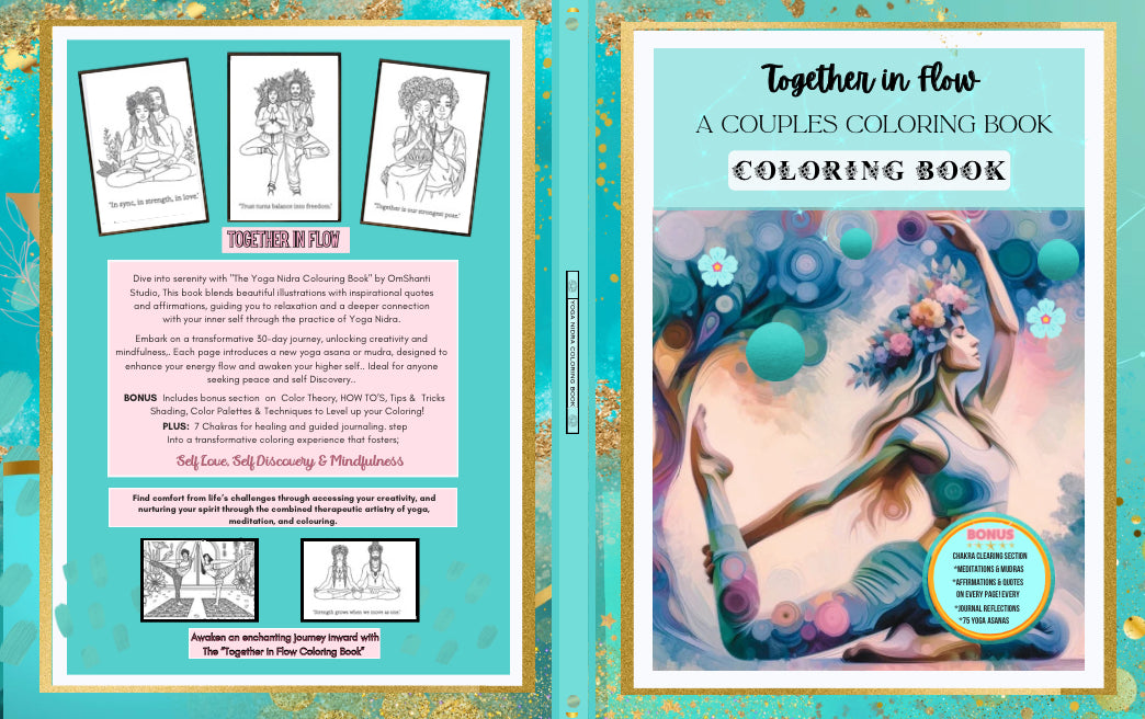 Together in Flow — A Couples Yoga & Mindfulness Coloring Book