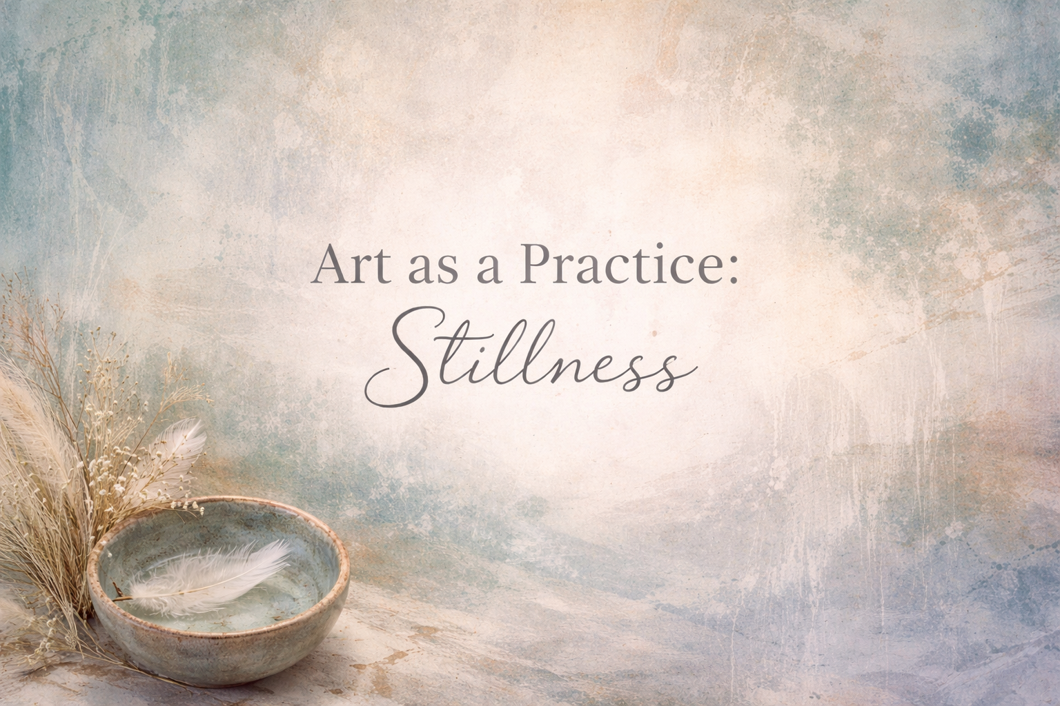 Art as a Practice. Creating from Stillness.