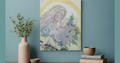 Held Between Breath and Devotion fine art print by Om Shanti Studio