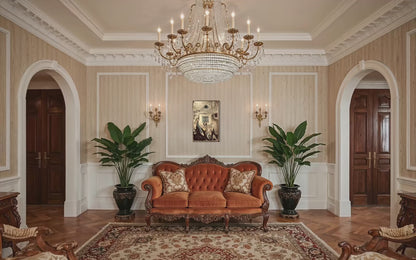 The Sacred Feminine — Original 28.5x18.5 Gold Leaf & Resin Mixed Media Painting | Framed